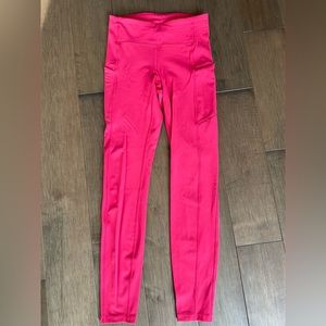 NWOT hot pink lululemon leggings size 4